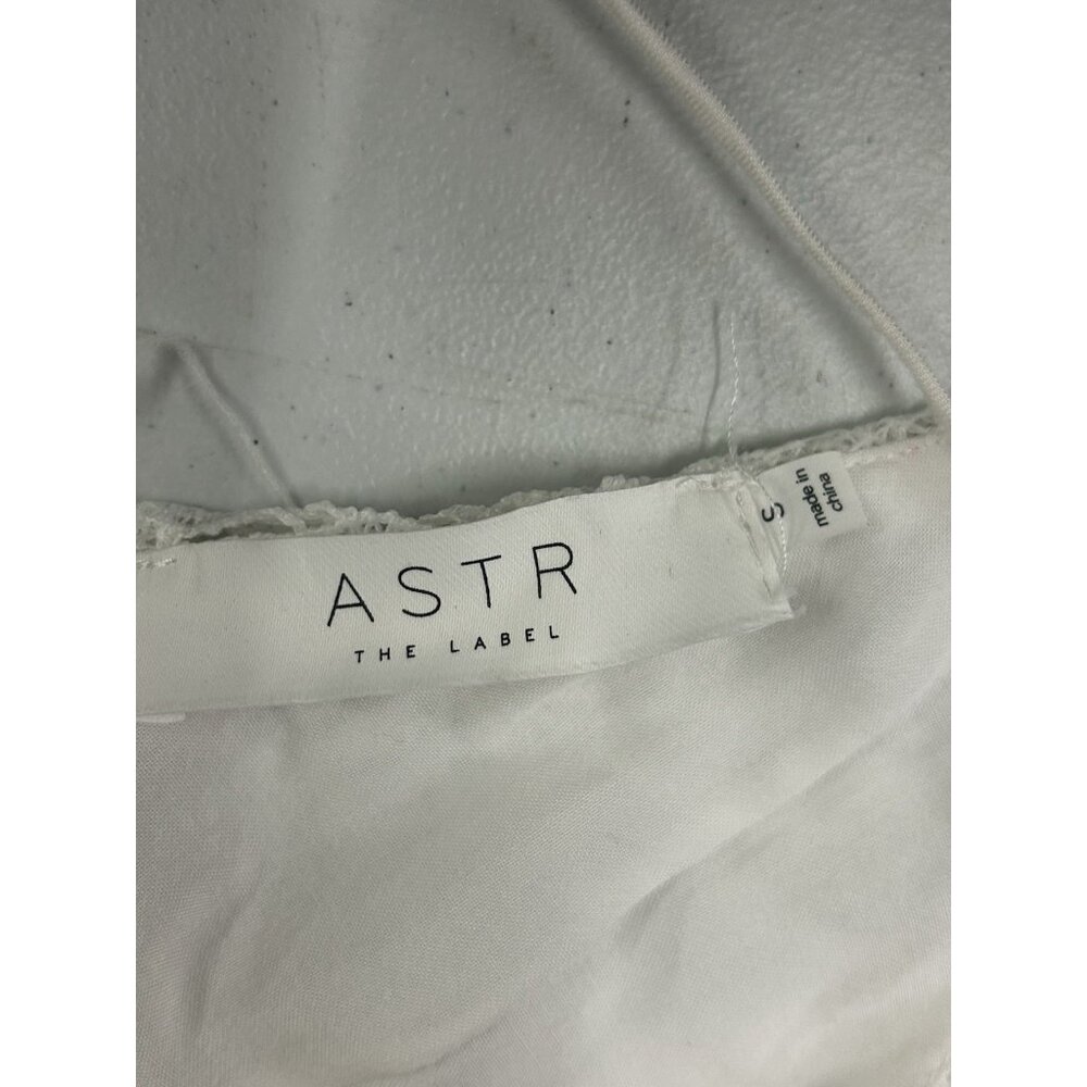 Astr The Label Anthropologie Dress Women S  White Mini Sleeveless Shift Lace Boh - Picture 3 of 13